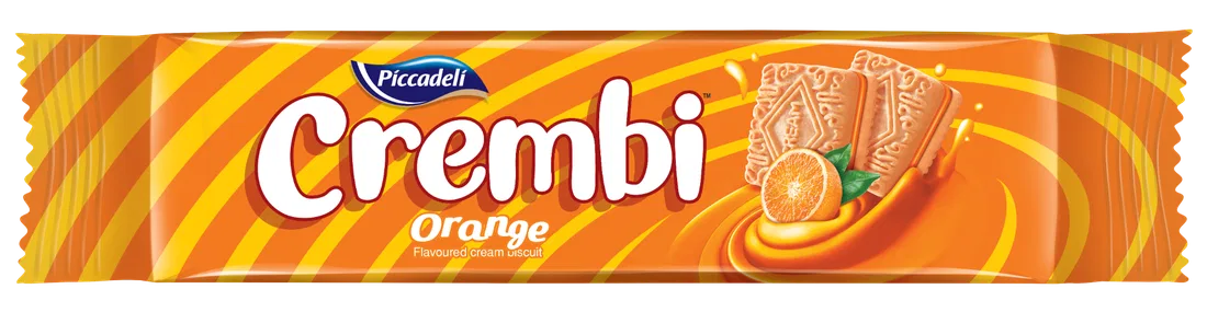 Piccadeli Crembi orange biscuit pack